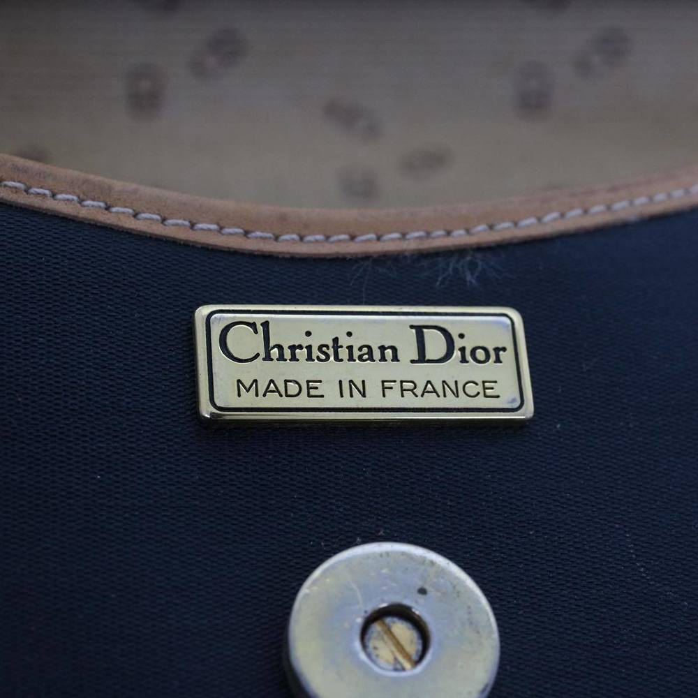 Christian Dior Shoulder Bag Leather Black Auth ep1698 - Picture 11 of 16